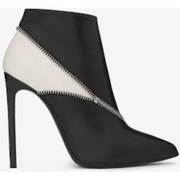 🆕🏷️ Saint Laurent/Hedi Slimane Black&White Boot Size40  Made in Italy  🇮🇹 - Picture 9 of 14